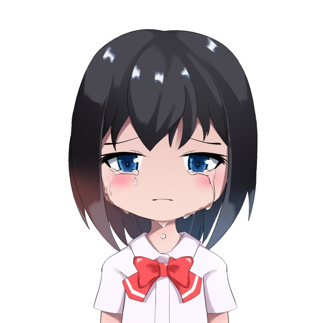 女性イラスト08泣き顔 涙イラスト - No: 22771641無料イラスト・フリー素材なら「イラストAC」