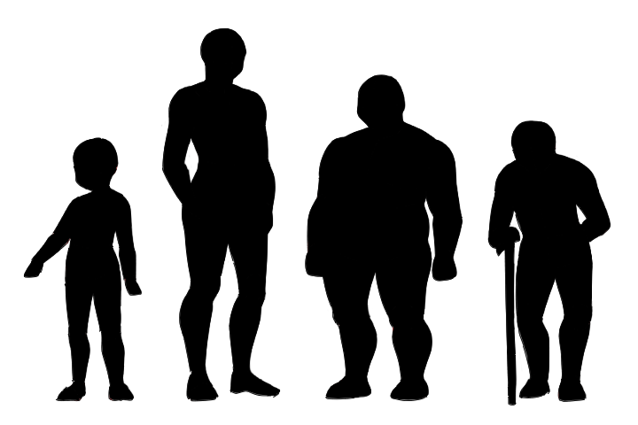 現代風モブキャラ シルエット立ち絵三日月アルペジオ