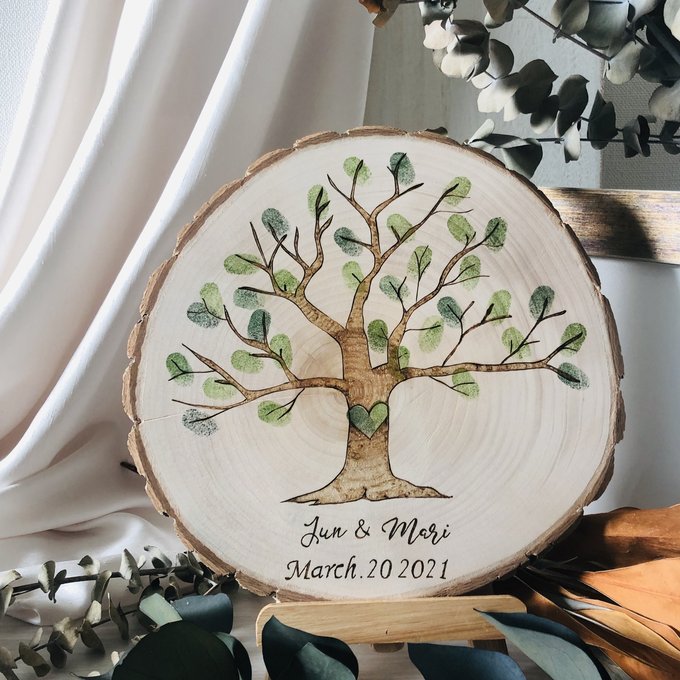 結婚証明書の新定番＊本物の枝を使ったウェディングツリーがオシャレ♡ウェディングニュース