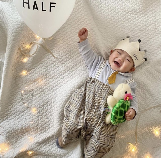 100均 でハーフバースデー！ - ゆうこママの徒然日記