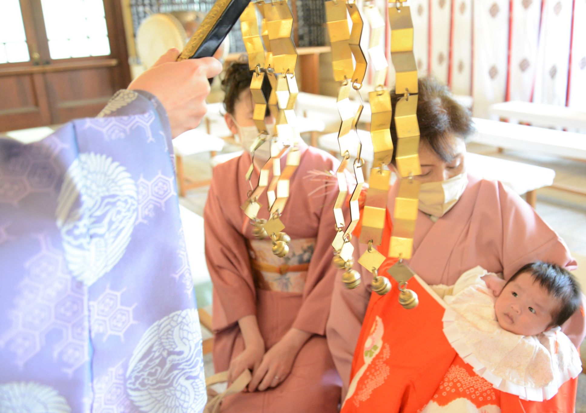 授乳中のお宮参りもお着物で。出張着付けレポート卒業式・入学式・結婚式は着物で参列！京都・奈良の着物美人養成講座