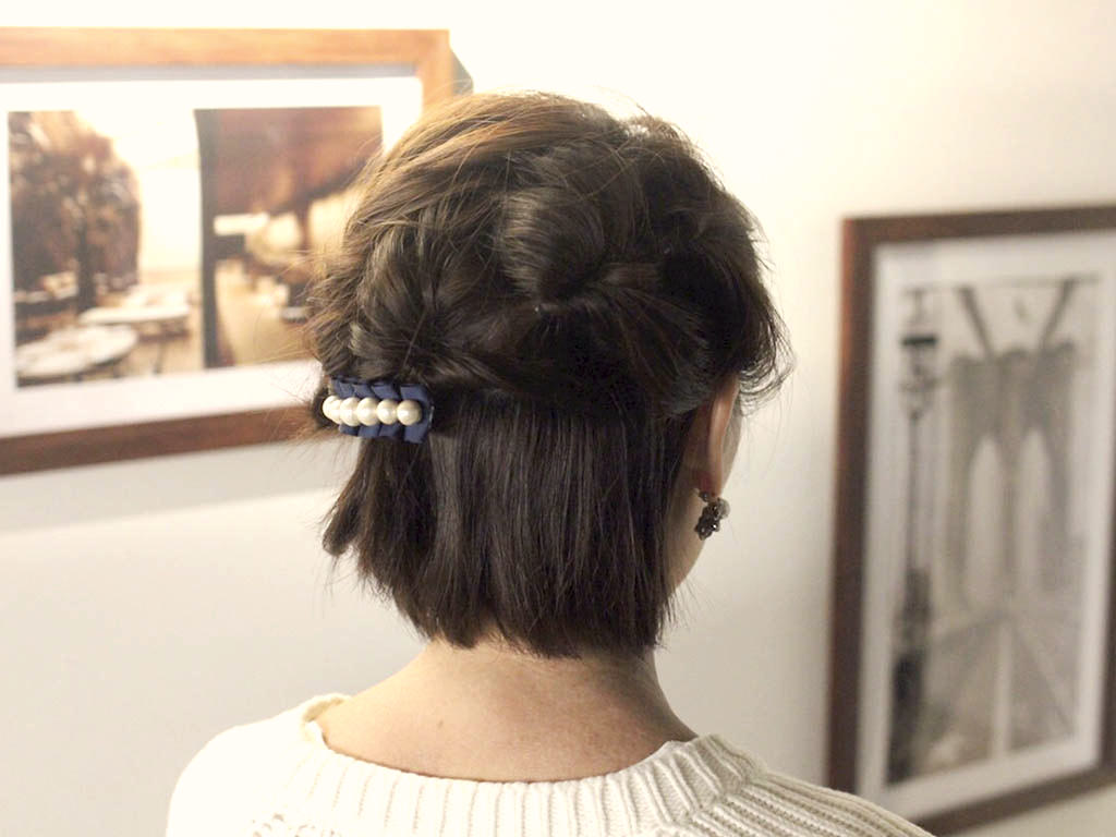 くるりんぱ×ハーフアップで簡単華やかへアレンジに♪1週間アレンジ美的.com