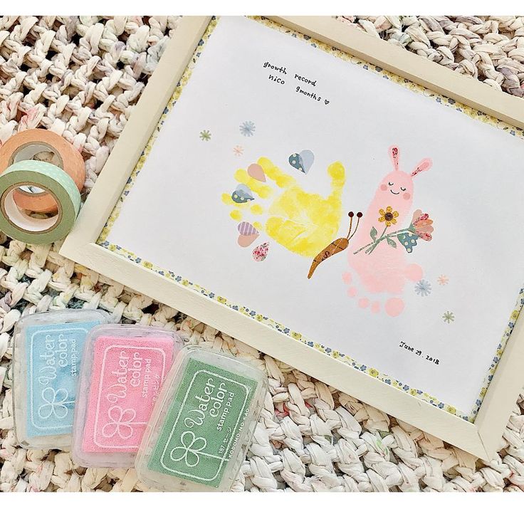 1歳の誕生日 アイデア満載！素敵な手形足形アートたまひよ