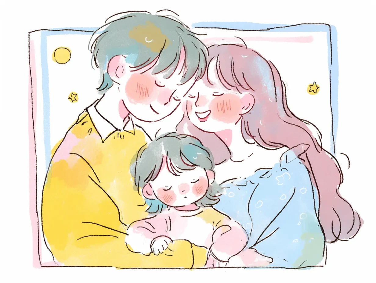 おしゃれしておでかけする幸せなファミリー 02237010017 の写真・イラスト素材アマナイメージズ