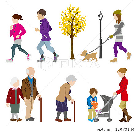 走る子どもと手をつなぐ楽しさイラスト・フリー素材なら「シンテリ」