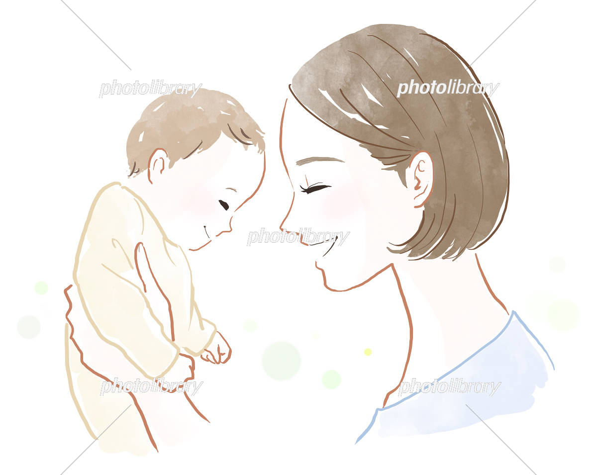 家族のイラスト素材,家族,子供,親子,人物,子育て,お母さん,お父さん,育児,ファミリー,笑顔,女性のイラスト素材101697624-PIXTA