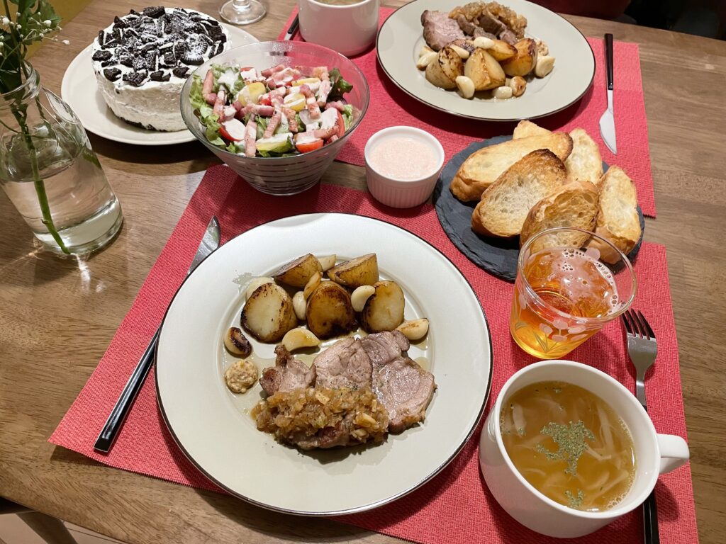 美味しいステーキと野菜多めのシンプルメニュー 夫のお誕生日ディナーHumming with Amy