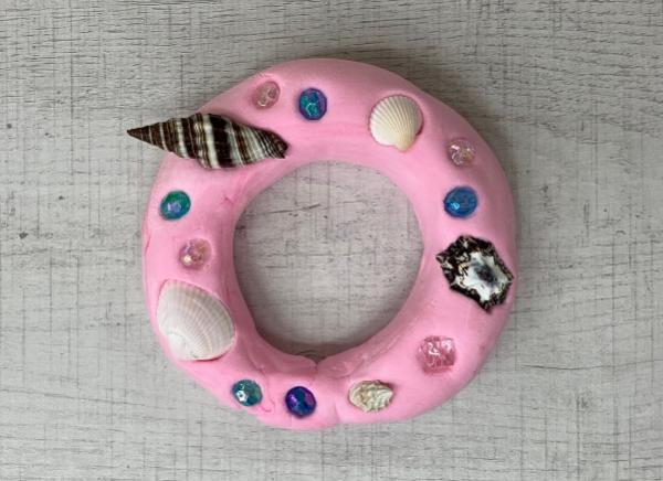 楽天市場 壁かけ フォトフレーム AT ねんどM付 写真立て 壁掛け L判 縦 横 手作りキット 工作 : ルーペスタジオ