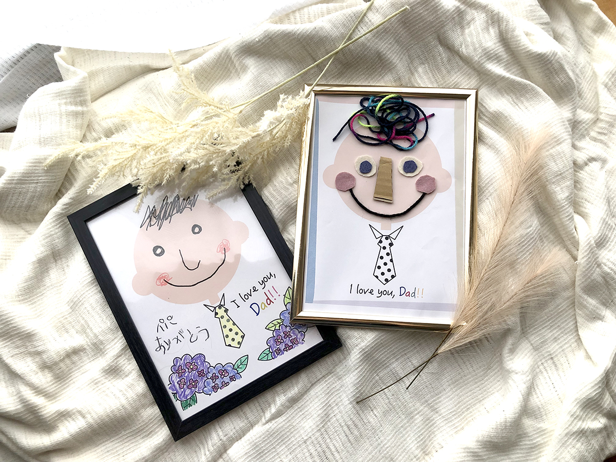 父の日に家族からお父さんへ！プレゼントBOXアルバム 手作りアルバムアルバムキッチン