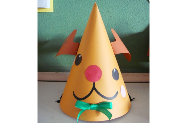 12月 製作 0歳児 クリスマスツリー帽子TikTok