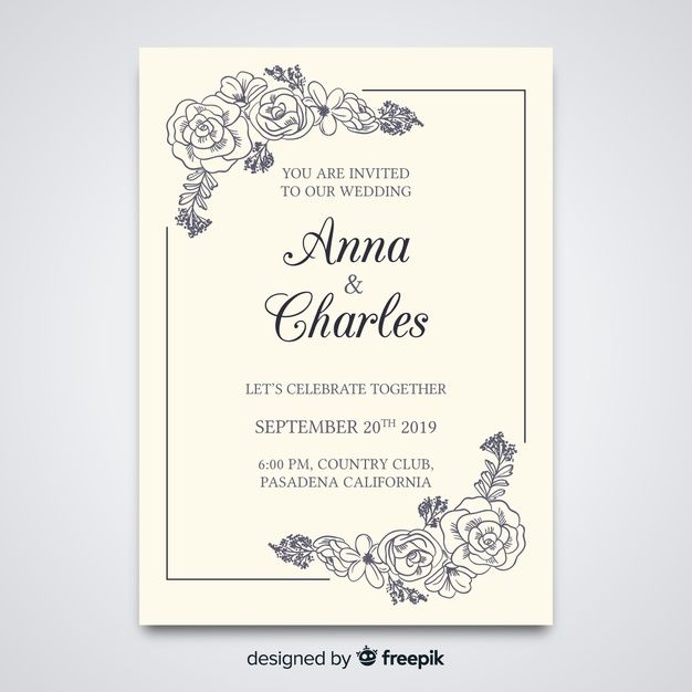 結婚式招待状を簡単に手作りする方法。海外風無料テンプレートもARCH DAYS