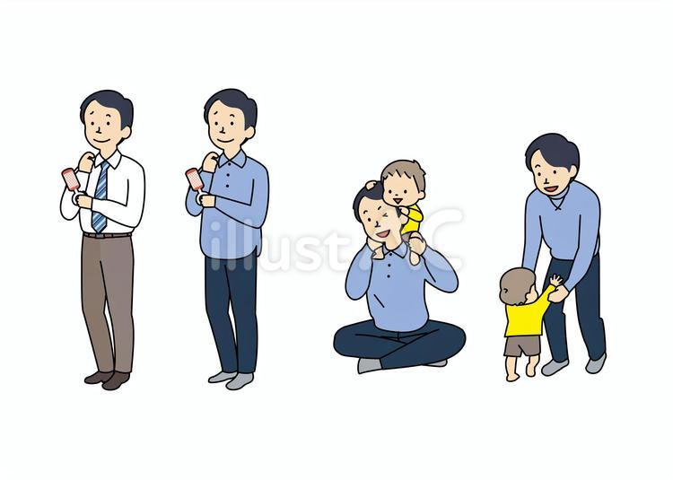 赤ちゃんと寄り添う若いパパ 写真素材2167695- フォトライブラリー photolibrary