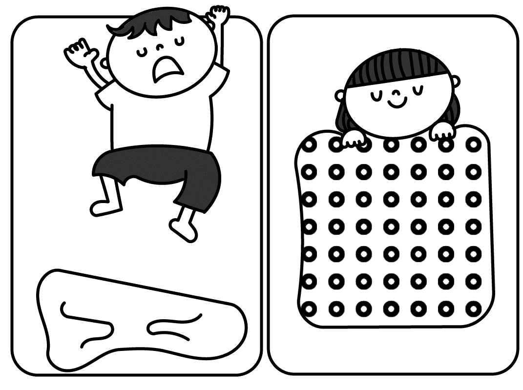 子どもえんぴつと画用紙