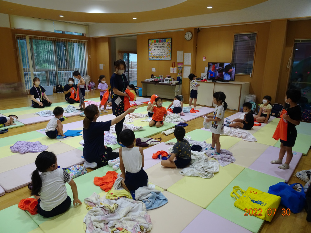 お泊まり保育⑮ – 学校法人鴻城義塾 宇部鴻城高等学校附属幼稚園 認定こども園 宇部鴻城幼稚園