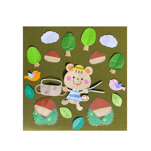 保育 製作 秋 栗ほいくびより