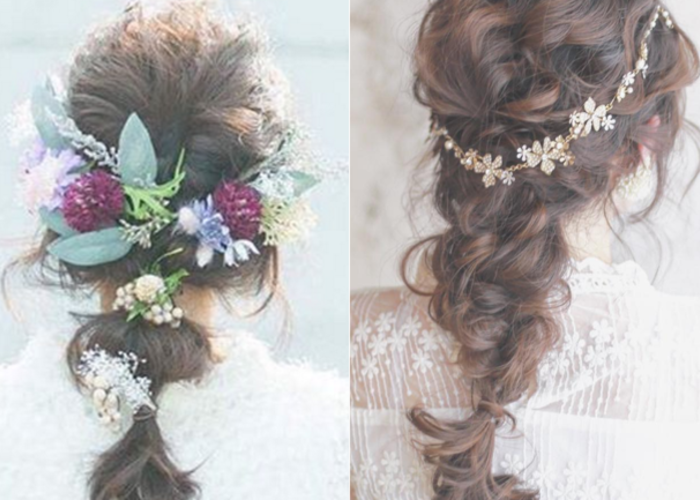 木村留維 結婚式お呼ばれ☆編みおろしアレンジ♪丸型×ロング