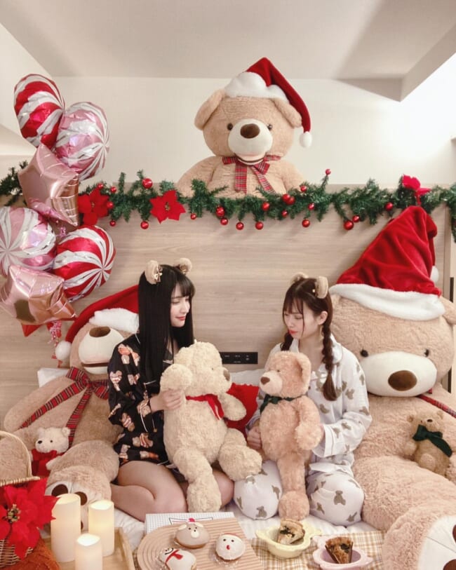 レディースコットンモスリンパジャマセット – オーガニックブライダルパーティーパジャマ、ブライズメイドギフト、クリスマスパジャマ、女子会、親友へのギフト- Etsy 日本