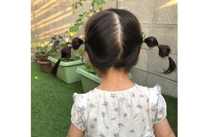 簡単！崩れない！ゴムだけでできる子供のかわいいヘアアレンジ