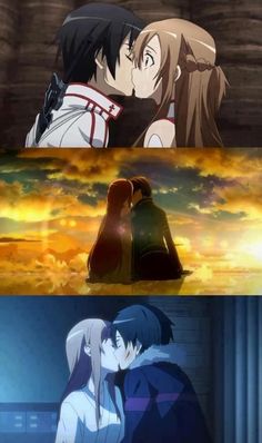 SAO キスシーン！キリトとアスナの結婚式がひらかれます！ ソードアート・オンライン