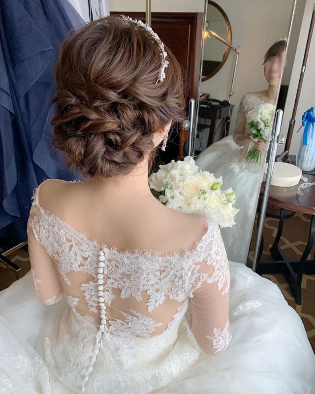 ミディアム・セミロング編 短めでもOK！好きな長さ・髪型の結婚式アレンジトキハナmagazine