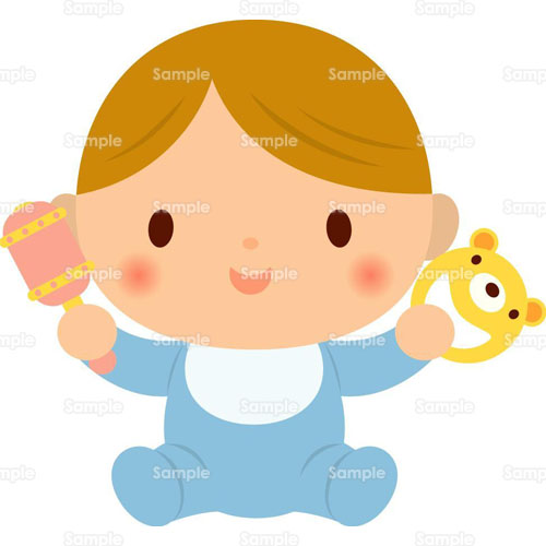 怖い赤ちゃんのイラストフリーイラスト素材 変な絵.net