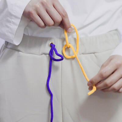 2本のズボンの紐、こう結ぶのが正解！知力空間