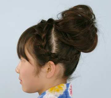 浴衣に似合う子供の髪型！簡単にできるヘアアレンジを動画で紹介