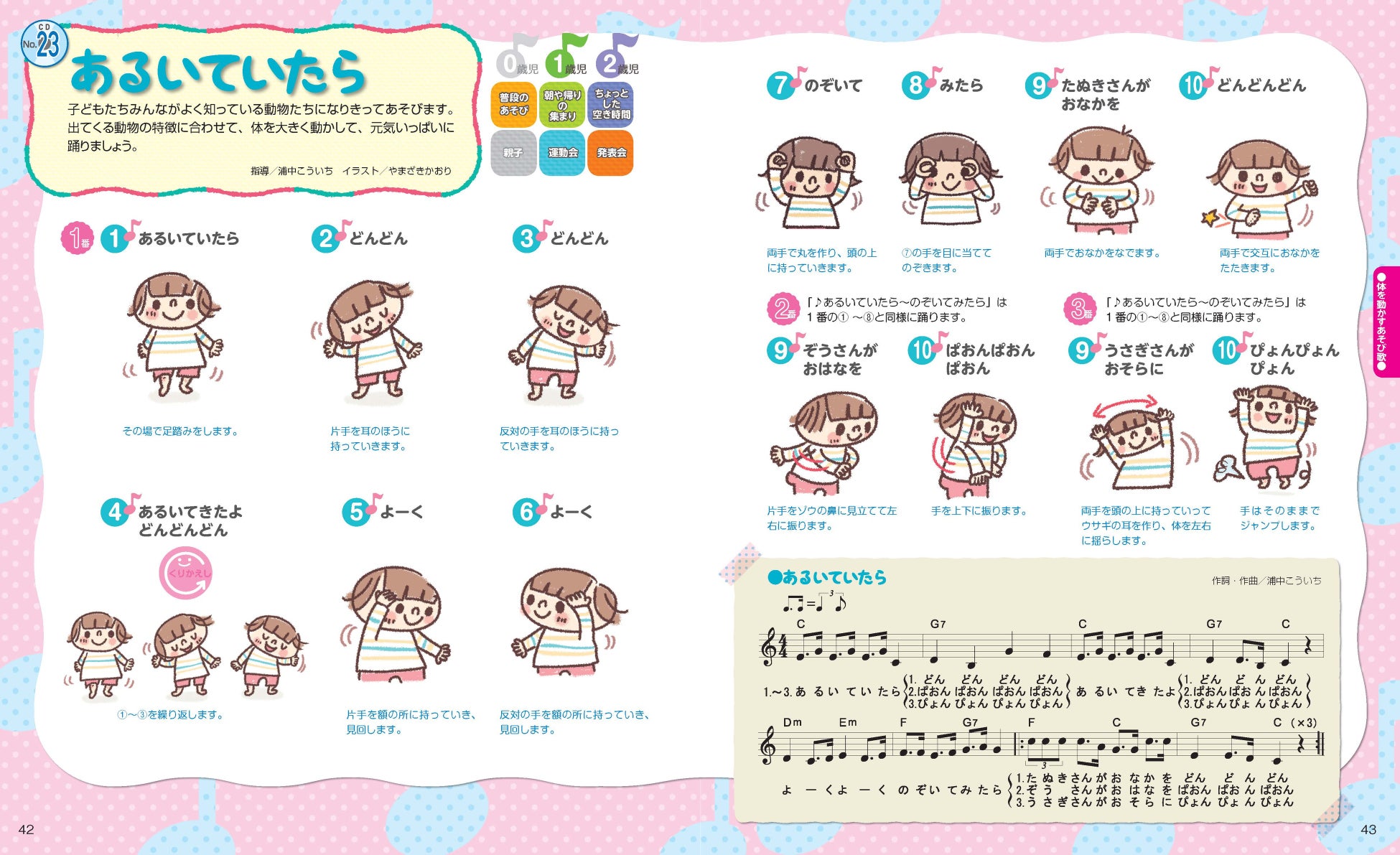 クリーミィメロンパンのワクワク遊び歌 : 手遊び、ふれあい遊び集 0-2歳児