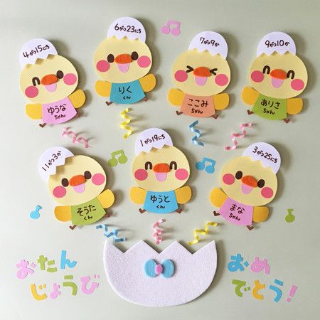 誕生表『子どもたち』壁面 - KIAO511'S GALLERYminne byGMOペパボ 国内最大級のハンドメイド・手作り通販サイト