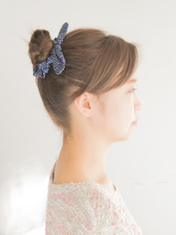 浴衣 簡単ヘアアレンジ♡子供お団子アレンジ@noakids-ch