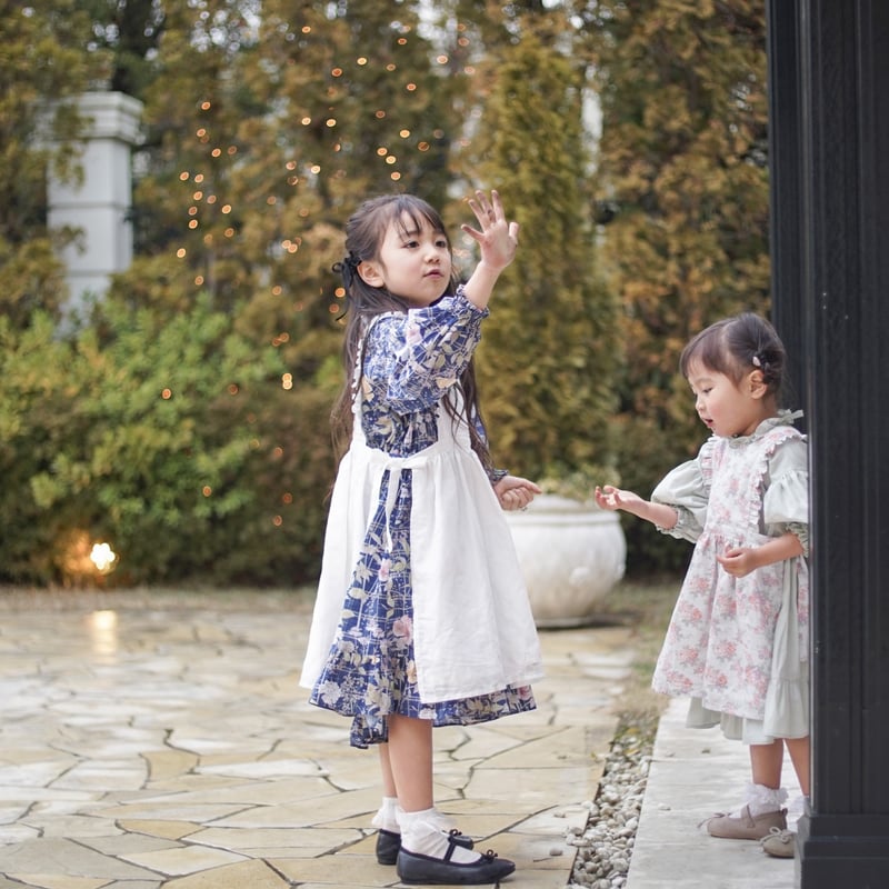 オリジナル型紙 5-009三角巾つきこどもエプロン作り方 - 縫いナビ 生地のマルイシ