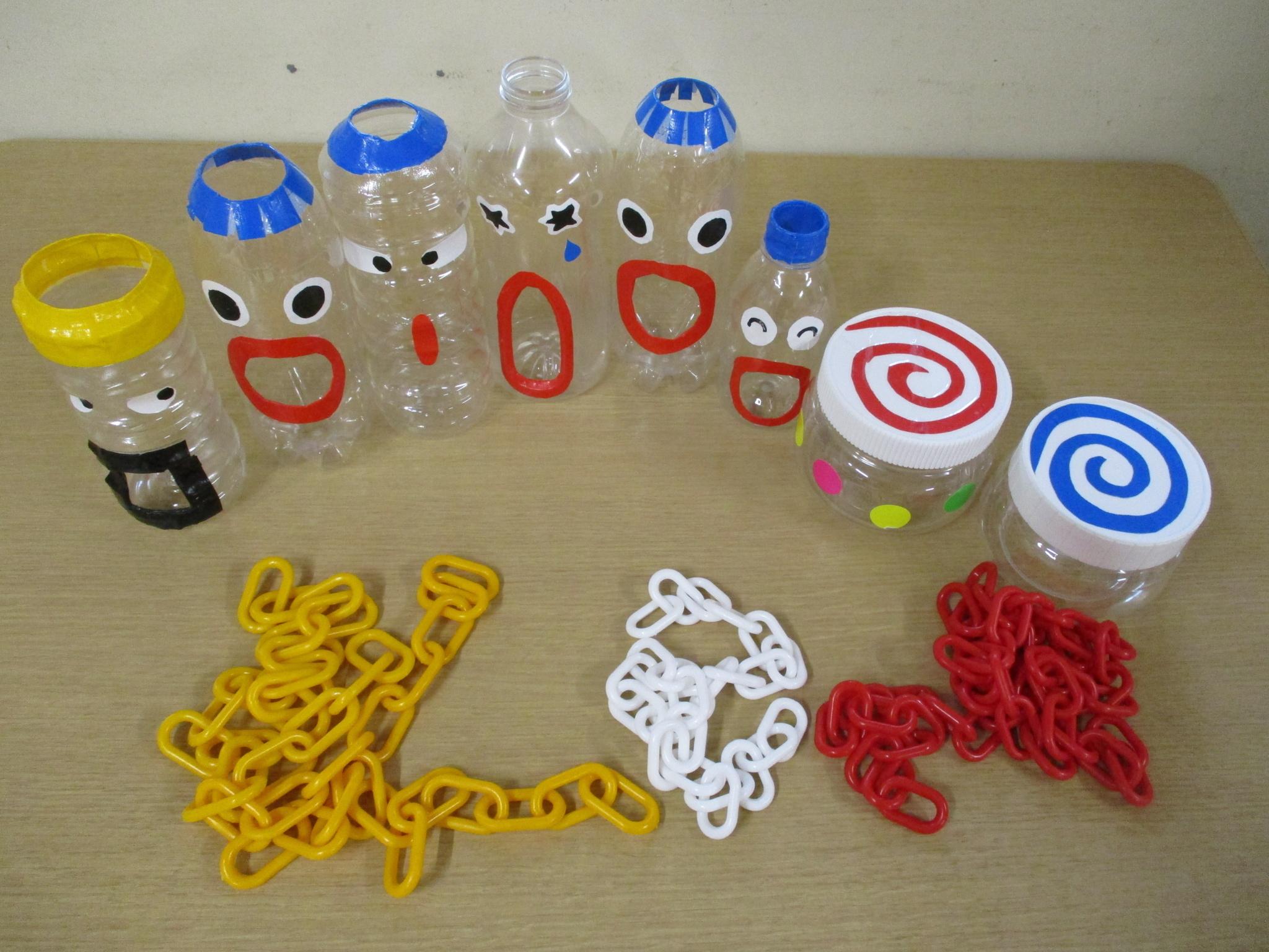 保育士さん作の1歳児おもちゃ -- 横並びがうれしいのかも - 川天使空間