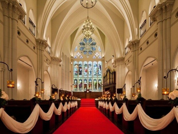 ◇ステンドグラス輝く◇一度はみてほしい大聖堂チャペル見学会長野ウェディング.com