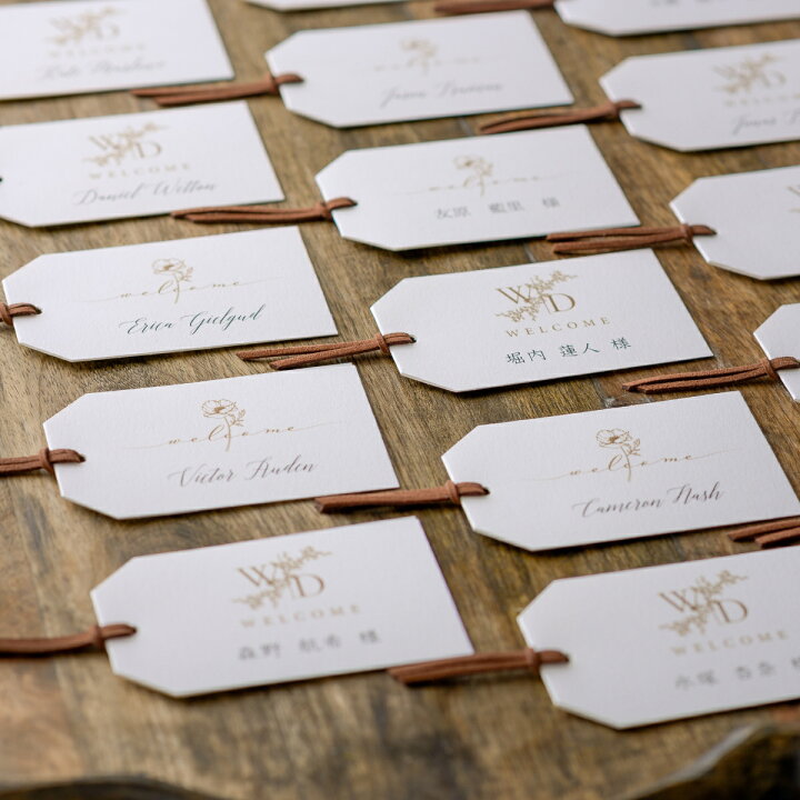 センス溢れる手作り“席札”10選個性をプラス。おしゃれ花嫁さんの素敵な実例ARCH DAYS