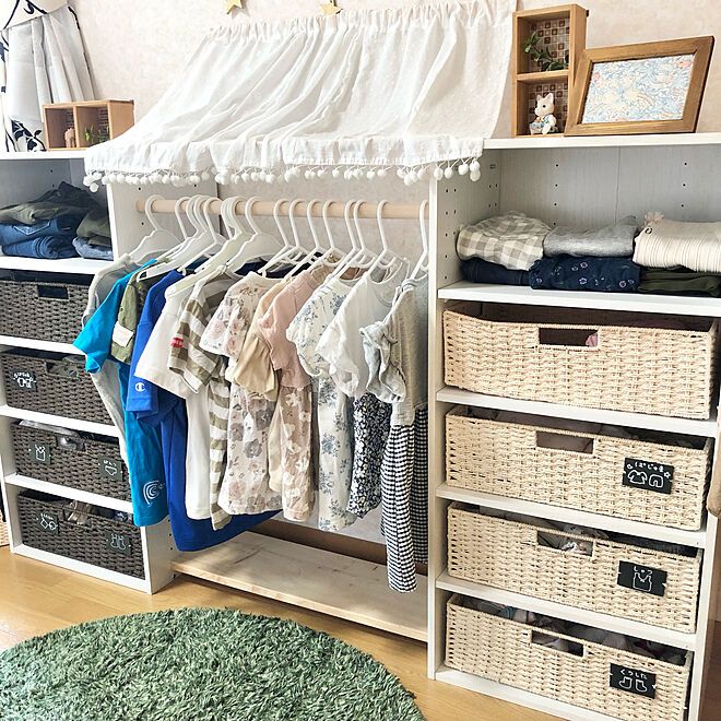 自分で”を応援＊大人も子供も嬉しい「子供服収納」のアイディア7つキナリノ