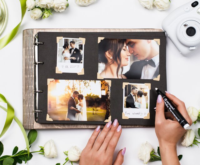 手作りのアレンジが喜ばれたメッセージ付き結婚アルバムオリジナル絵本ギフト専門店 ありがとう