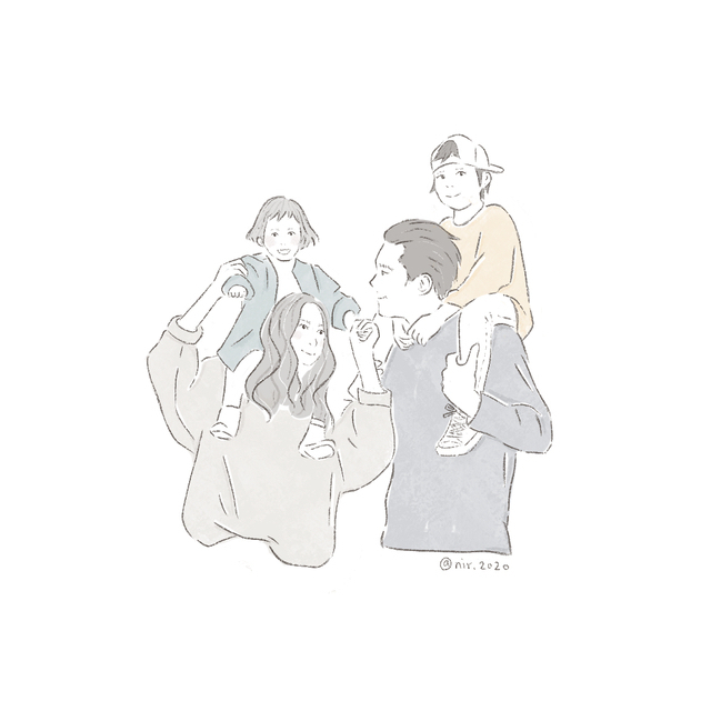 家族 おしゃれイラスト無料イラスト・フリー素材なら「イラストAC」