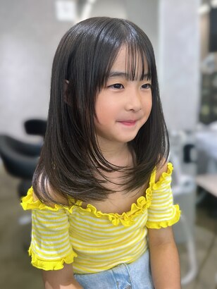 オススメ順 キッズ カット ミディアムの髪型・ヘアスタイル楽天ビューティ