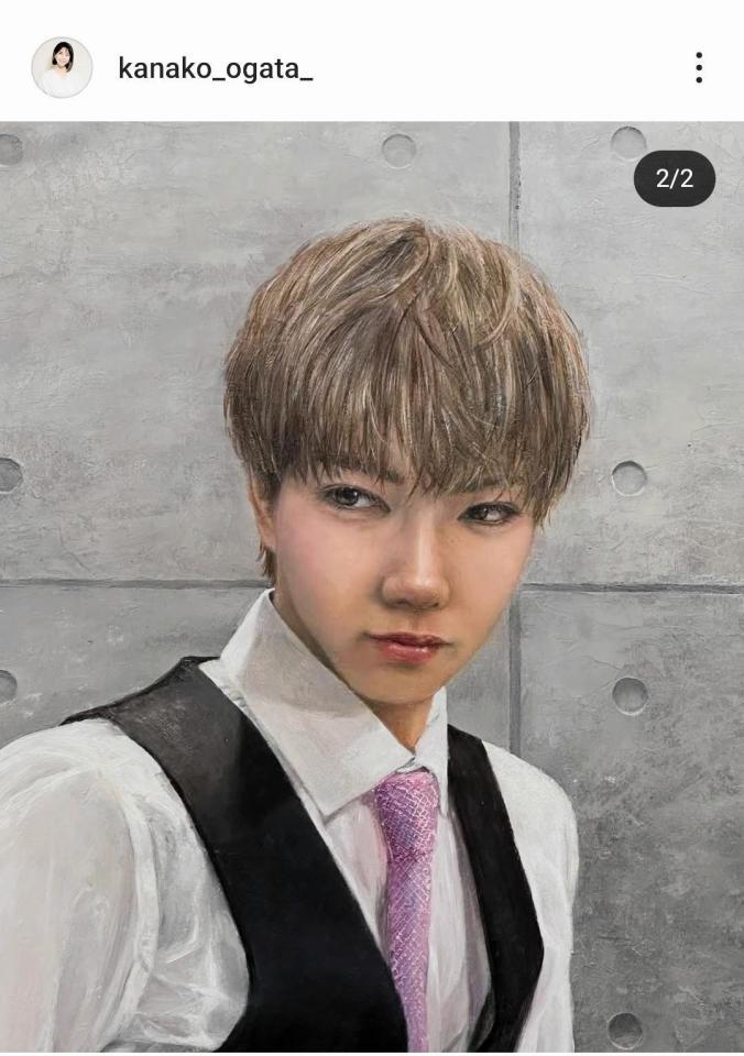 夫は元広島監督 かな子夫人が長身息子と２ショ 自作の油絵公開で反響「イケメン！」「足が長くてかっこいい！」 芸能 デイリースポーツ online