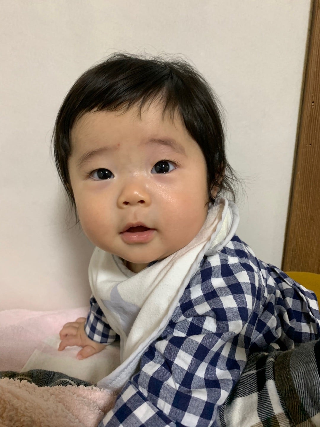 赤ちゃんの初めての散髪体験TikTok