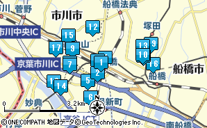 西船橋の14日間(2週間)の1時間ごとの天気予報 -Toshin.com 天気情報