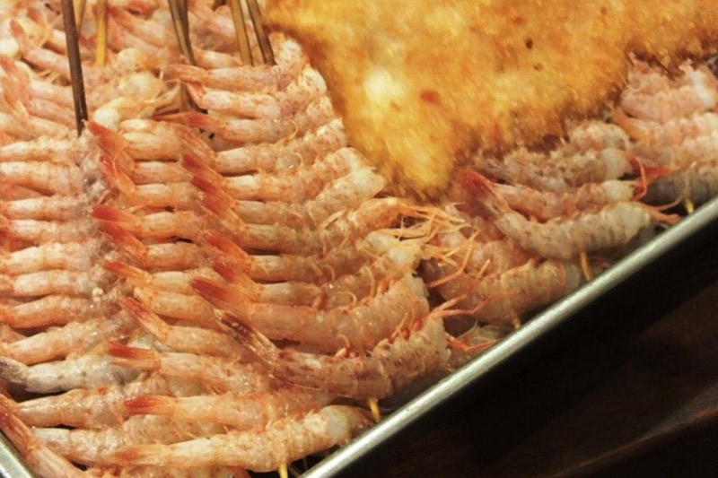 お店紹介瓦町駅から徒歩3分串カツ ほおかむり