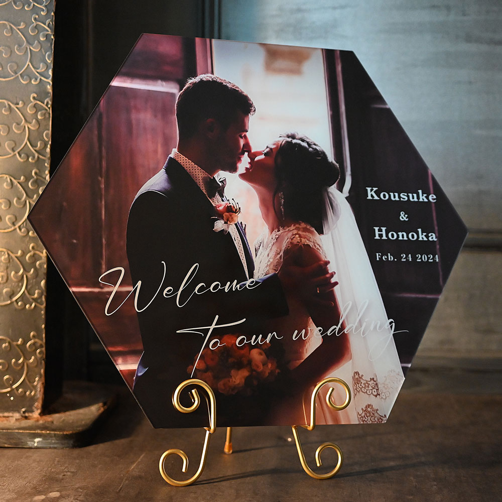 Amazon.co.jp:名入れ・写真印刷無料ウェルカムボード キャンバス 結婚祝い ピンク イーゼルなし 横F3サイズ 273×220mm名入れ 名前入り 写真入り 壁掛け スタンド 結婚式 ウェディング メッセージカード レター インテリア ギフトプレゼント ラッピング 贈答品