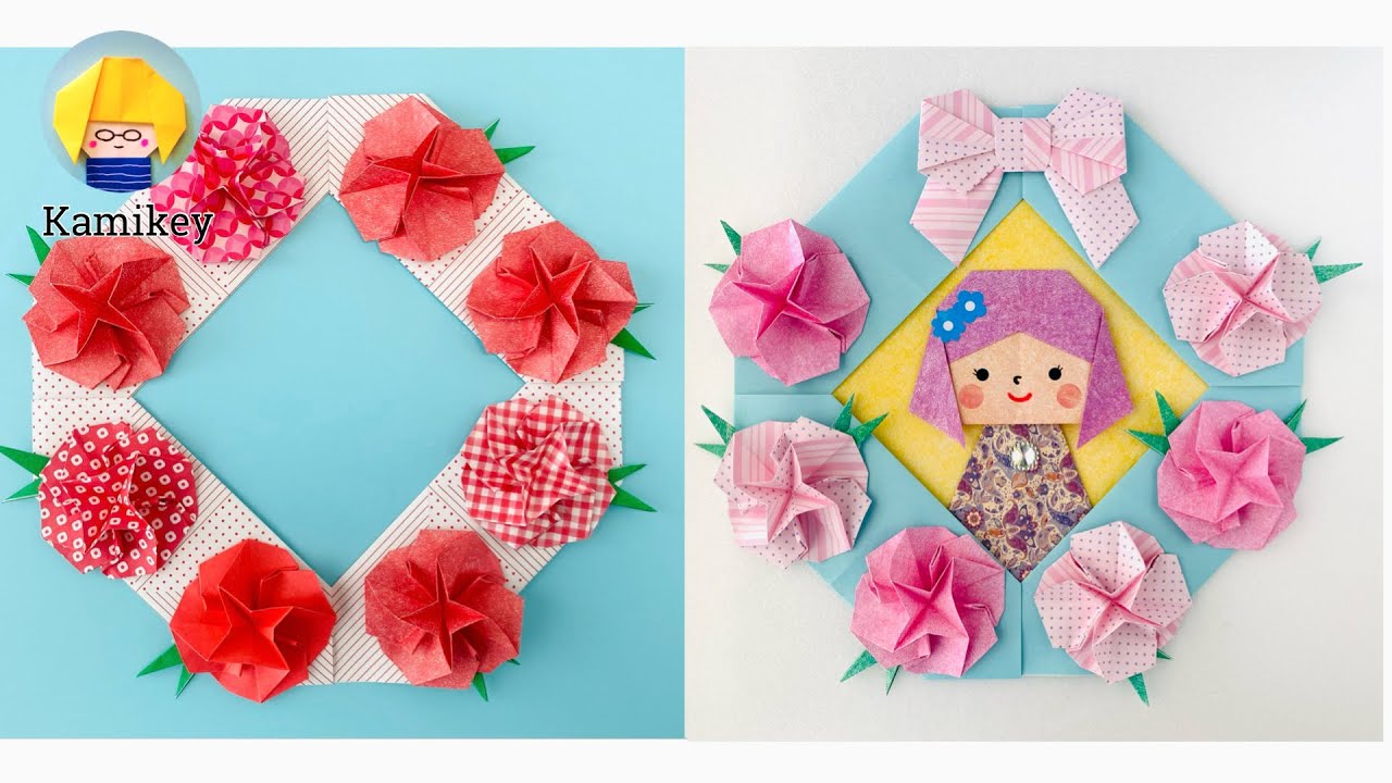 折り紙でかわいい手作りカード！母の日カード5選』