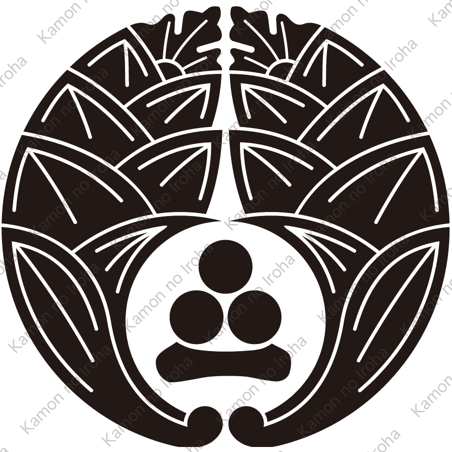 源氏輪に渡辺星紋 げんじわにわたなべぼし ：家紋のいろは