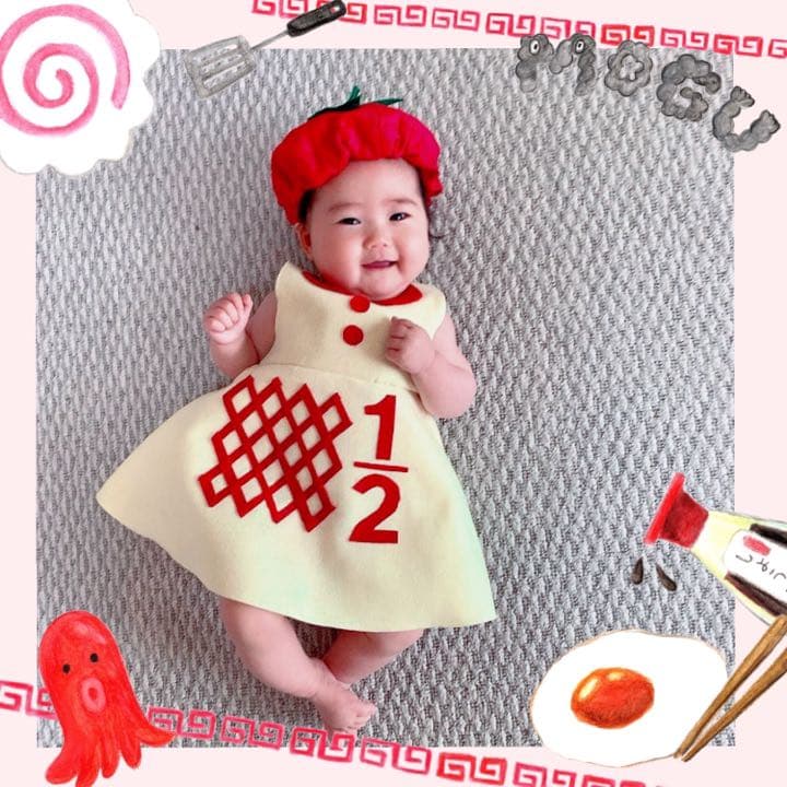 赤ちゃん用衣装 百日記念 ハーフバースデースタジオチャーリー 沖縄の写真館 振袖館 フォトスタジオ 衣装レンタル百日記念の撮影七五三の撮影と衣装レンタル 成人式の前撮りと衣装レンタル 十三祝いの撮影と衣装レンタル 生年祝いの撮影と衣装レンタル