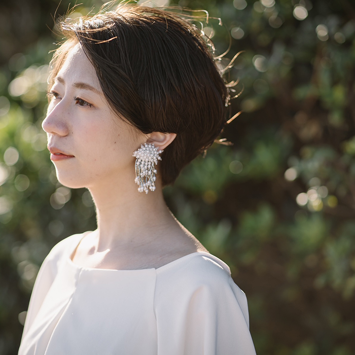 結婚式ショート・ボブヘアアレンジ35選！そのままでOKお呼ばれヘア - IKINAイキナ