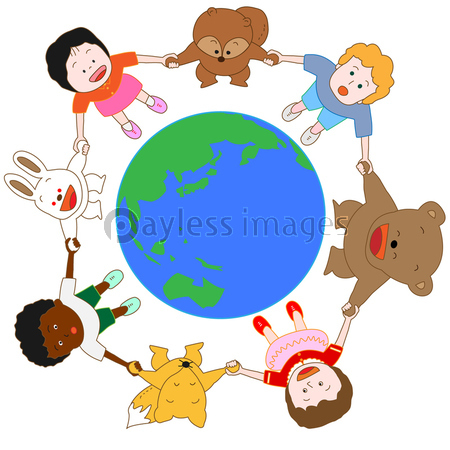 手をつないだ二人の女の子 仲良しな友達のイラスト素材72122476- PIXTA