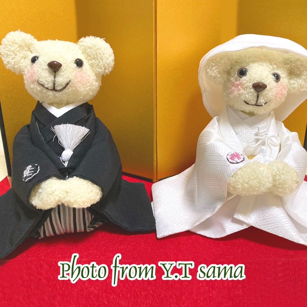 綿のおまけ付 ウェルカムベア 手作りキット メモリアル クリーム 送料無料 ■ タカギ繊維 panami パナミ ウェディング ウェディングベアウェルカムドール ■手作り工房MYmama エムワイママ