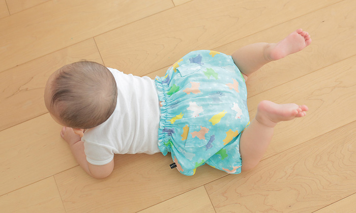 簡単なかぼちゃパンツの作り方 70-80サイズ 型紙不要！出産祝いやお孫さんにも♬How to make baby pants